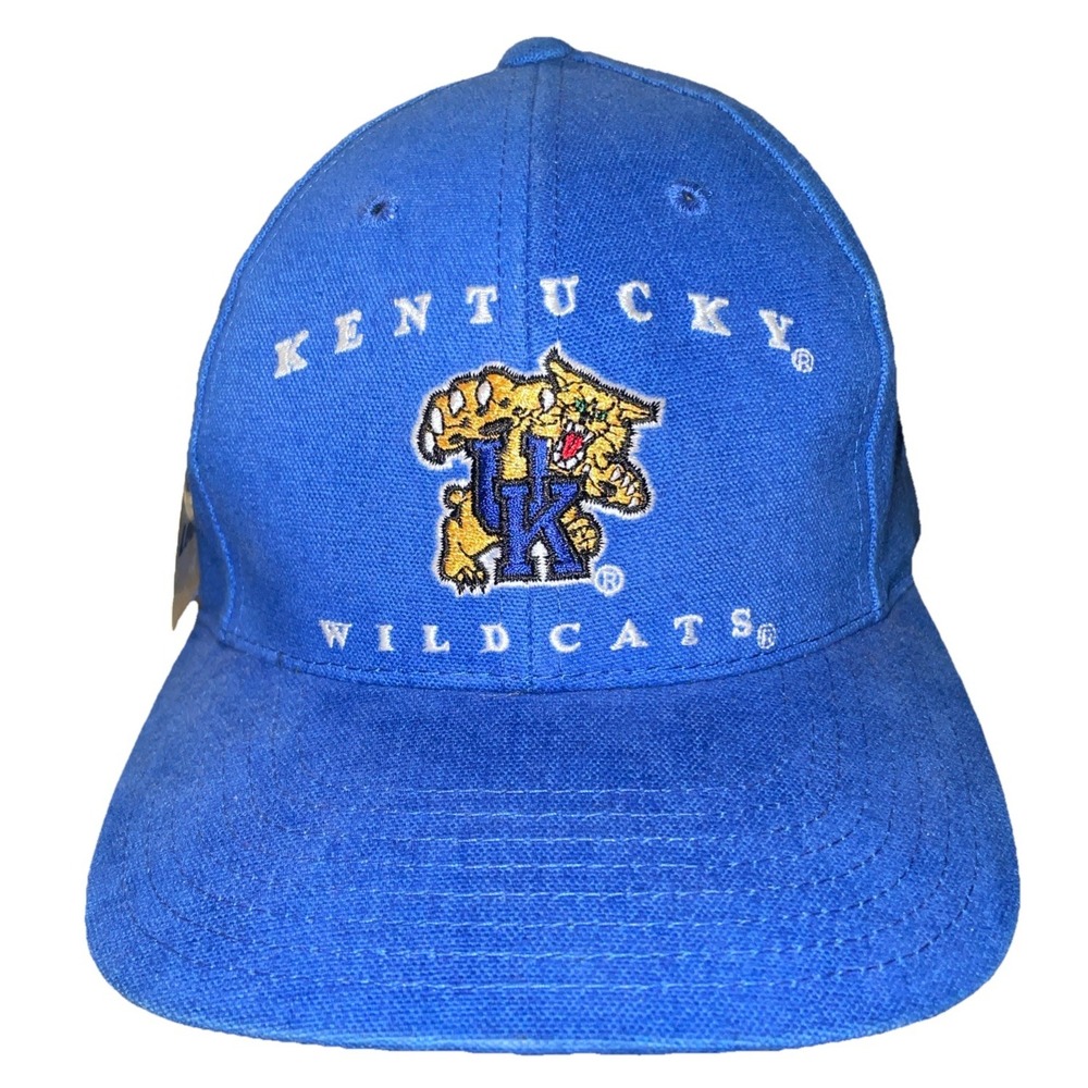 Vintage Kentucky Wildcats Logo Athletic NCAA Cap Adjustable Hat NWT Old Stock